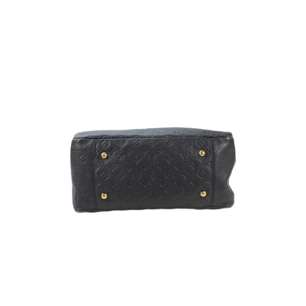 Louis Vuitton Womens Leather Artsy MM Monogram Handbag Black - Picture 6 of 11